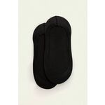 Calvin Klein stopalke (2-pack) - črna. Stopalke iz zbirke Calvin Klein. Model iz elastičnega materiala. Vključena sta dva para