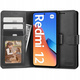 Tech-protect Wallet knjižni ovitek za Xiaomi Redmi 12, črna