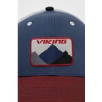 Kapa na šilt Viking Track - pisana. Kapa s šiltom iz kolekcije Viking. Model izdelan iz lahke tkanine z zračnimi mrežastimi deli.