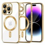 OVITEK ZA IPHONE 15 PRO MAX TECH-PROTECT MAGSHINE MAGSAFE GOLD