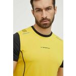 Športna kratka majica LA Sportiva Tracer rumena barva, P71100999 - rumena. Športna kratka majica iz kolekcije LA Sportiva. Model izdelan iz materiala z antibakterijskim premazom.