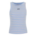 Gap Petite Top svetlo modra / črna / off-bela 26012771