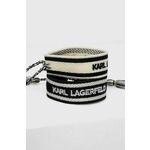 Zapestnice Karl Lagerfeld 2-pack ženski - črna. Zapestnice iz kolekcije Karl Lagerfeld. Model izdelan iz tekstilnega materiala. V kompletu sta dva kosa.