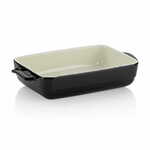 WEBHIDDENBRAND KELA Posoda za peko MALIN 19 x 32 cm črna KL-11935