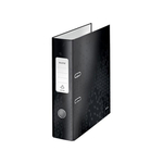 Leitz "180 Wow" Organizator dokumentov, 80 mm, A4, PP/karton, lakiran, črn
