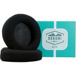 Dekoni Audio EPZ-HE5XX-ELVL Ušesne blazinice za slušalke Črna