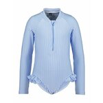 BLUE SEVEN Enodelne kopalke svetlo modra / bela