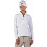 Rossignol Blackside Womens Half Zip Fleece Top White M Hoodie