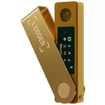 Ledger Nano X denarnica za Bitcoin in druge kriptovalute, zlata