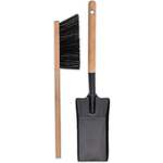 Garden Trading Dodatki za kamin - metlica in lopatica - 1 set.