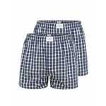 TOM TAILOR Boksarice modra / temno modra / siva / bela