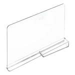 Prozoren delilec polic iDesign The Home Edit, dolžina 30,9 cm