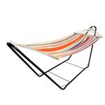 Viseča mreža La Siesta komplet s kovinskim stojalom, Sunrise, Single, 200 x 140 cm