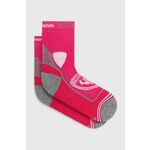 Nogavice Rossignol RLLWX02 - roza. Dolge nogavice iz kolekcije Rossignol. Model izdelan iz elastičnega materiala z merino volno.