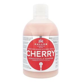 Kallos Cosmetics Cherry vlažilni šampon za suhe lase 1000 ml za ženske