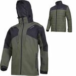 LAHTI PRO jakna z snemljivo podlogo L4093906, 2XL, zeleno črna