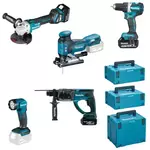 shumee KOMBO SET 18V DDF484+DGA513+DHR202+DJV181+DML802