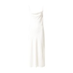 Obleka AllSaints bela barva, - bela. Obleka iz kolekcije AllSaints. Raven model izdelan iz enobarvne tkanine.