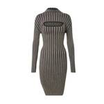 LeGer by Lena Gercke Pletena obleka 'Meriem' siva / temno siva 15830425