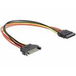 Delock napajalni kabel SATA 15 Pin moški > SATA 15 Pin ženski podaljšek 30 cm