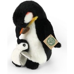 Plišasti pingvin z dojenčkom 22 cm EKOLOŠKO