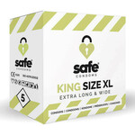 SAFE King Size XL - zelo velik kondom (5 kosov)