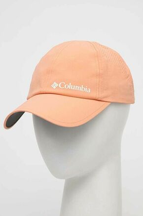 Kapa s šiltom Columbia Silver Ridge III oranžna barva - oranžna. Kapa s šiltom iz kolekcije Columbia. Model izdelan iz vodoodpornega materiala.