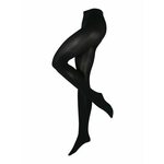 FALKE Najlonke 'Warm Deluxe' kobalt modra