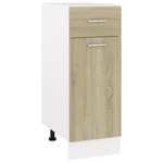 shumee Spodnja omarica s predalom sonoma hrast 30x46x81,5 cm