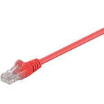 Goobay U / UTP CAT 5e patch kabel, mrežni, povezovalni, rdeč, 0,5 m