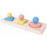 Hape Montessori osnovne oblike na tabli z ogledalom
