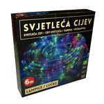 Denis LED, svetlobna cev, 6 m, večbarvna statična svetloba