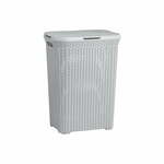 Svetlo siv koš za perilo Curver Hamper, 60 l