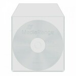 MediaRange prozorni PVC ovitki z zavihkom za CD/DVD/Blu Ray, 50 kom