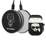 Karl Lagerfeld Karl Lagerfeld Bundle Ikonik - Komplet etuijev za Apple Airpods 1 / 2 + Power Bank z ogledalom