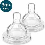 Philips AVENT Cuclja Anti-colic srednji pretok 3m+ 2 kosa