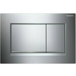 GEBERIT aktivirna tipka za 2-količinsko splakovanje SIGMA 30 115.883.KH.1 sijajni krom/mat krom