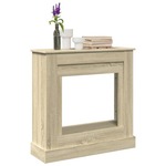 vidaXL Okvir za kamin sonoma hrast 90x30x90 cm inženirski les