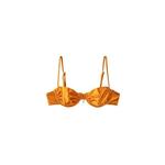 Bershka Bikini zgornji del oranžna