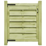 vidaXL Vrtna vrata impregnirana borovina 100x100 cm zelena