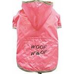 Doggy Dolly dežni plašček za male pse, 2 tački, roza, XL