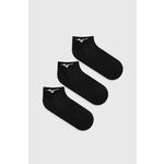 Nogavice Mizuno 3-pack - črna. Kratke nogavice iz kolekcije Mizuno. Model izdelan iz hitrosušečega materiala. V kompletu so trije pari.