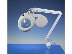 Lightcraft namizna svetilka Slim Line LED s povečevalnim steklom