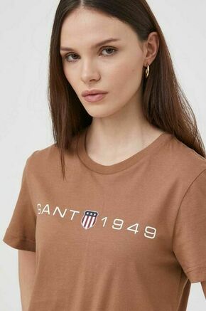 Bombažna kratka majica Gant ženski