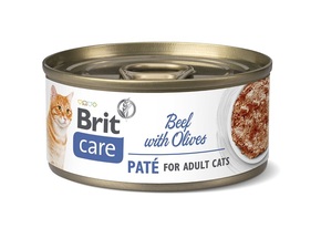 Konzerva Brit Care Cat govedina z olivami