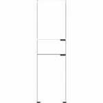 Bela visoka kopalniška omarica 34x111 cm Forano – Germania