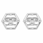 Manšetni gumbi PHILIPP PLEIN Plein Icon PJ9AA10CU Srebrna