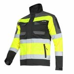 JAKNA VISOKE VIDLJIVOSTI ČRNO-RUMENA L, SLIM FIT LAHTI L4041103