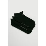 Converse nogavice (3-pack) - črna. Nogavice iz zbirke Converse. Model iz elastičnega, gladkega materiala. Vključeni trije pari