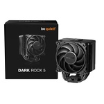 be quiet! CPU hladilnik Dark Rock 5, 101x136x161mm/120x120x25mm, aluminij, 29.8dB, črni s.1150, s.1151, s.1155, s.1200, s.1700